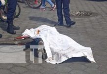 Conmoción y luto: Trágica muerte de ciclista en Corinto, Chinandega Mortal accidente de tránsito en Corinto, Chinandega