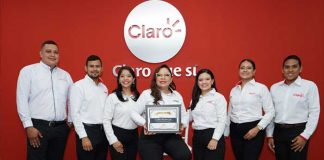 Reconocimiento a la empresa Claro Nicaragua