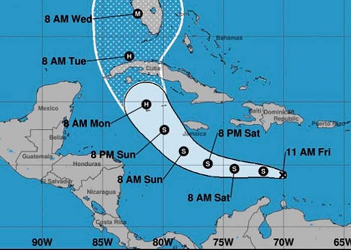 clima2 Depresión Tropical Nueve podría convertirse en Huracán en el Caribe