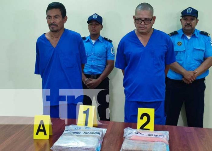 Incautación de cocaína en Managua