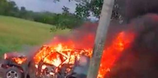 Pinolero muere carbonizado tras un brutal accidente en Costa Rica