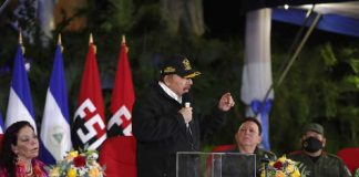 Acto por el 43 aniversario del Ejército de Nicaragua