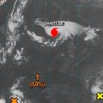 Tormenta tropical Danielle se convirtió en huracán categoría 1 Tormenta tropical Danielle se convirtió en huracán categoría 1