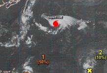Tormenta tropical Danielle se convirtió en huracán categoría 1