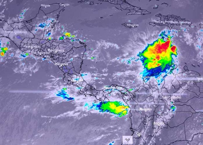 Conferencia de prensa del INETER en Nicaragua