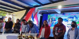 Presentación de candidatos a fórmula municipal del FSLN en San Marcos