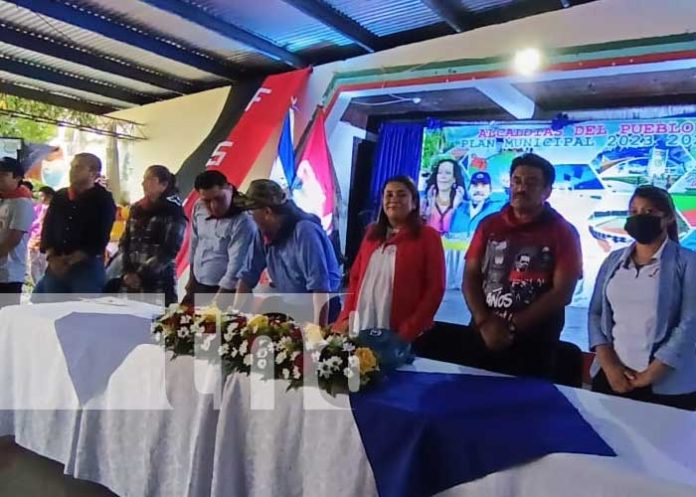 Presentación de candidatos a fórmula municipal del FSLN en San Marcos
