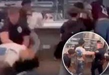 "A puño limpio" un policía noquea a joven en una escuela de Texas