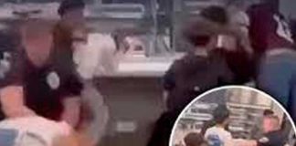 "A puño limpio" un policía noquea a joven en una escuela de Texas