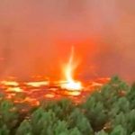 ¡La ira de Dios! Un tornado de fuego causó pánico al suroeste de Francia ¡La ira de Dios! Un tornado de fuego causó pánico al suroeste de Francia
