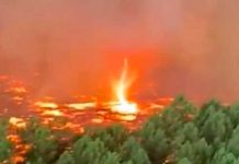 ¡La ira de Dios! Un tornado de fuego causó pánico al suroeste de Francia ¡La ira de Dios! Un tornado de fuego causó pánico al suroeste de Francia