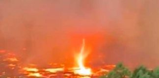 ¡La ira de Dios! Un tornado de fuego causó pánico al suroeste de Francia