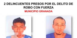 ¡Tras las rejas! Capturan a 6 sujetos por delitos de peligrosidad en Granada