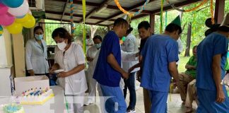 Celebración de cumpleaños en el Hospital Psicosocial