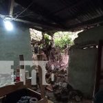 Aguacero provoca algunas afectaciones en viviendas de Jalapa Casas con daños en Jalapa producto de las lluvias