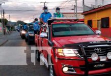 Granada y Jinotega despiden al mes de septiembre llenos de patria