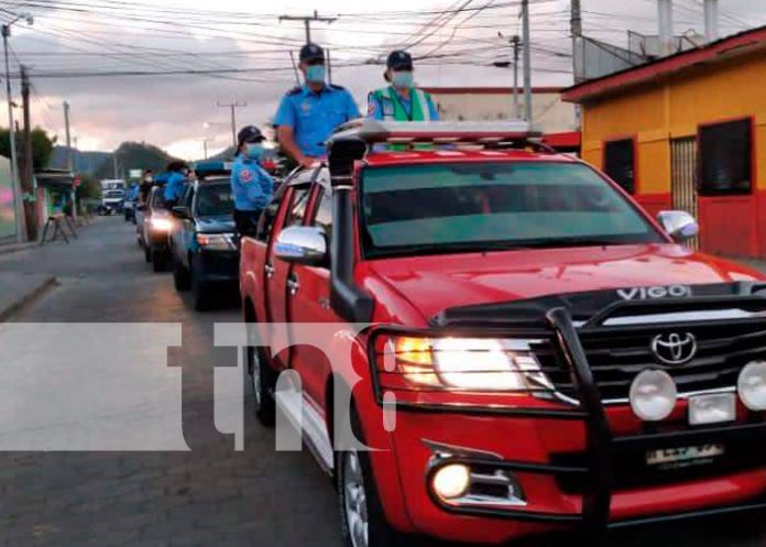 Granada y Jinotega despiden al mes de septiembre llenos de patria