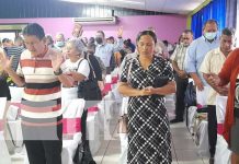 Candidatos del FSLN de Managua piden respaldo de líderes cristianos del DVII Líderes cristianos de Managua en encuentro con autoridades de Managua