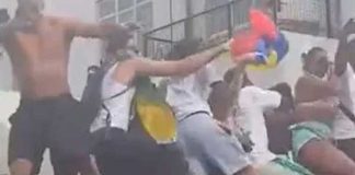 Chavalos se quiebran el "Chiquito" tras 'perrear' en una parada en Londres