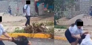 Estudiantes se agarran a golpes en regreso a clases 