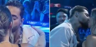 En Latin Billboard Maluma besa a su novia