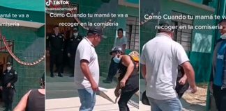 Mamá lucha castigó a correazos a su hijo 