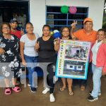 Entregan vivienda digna 26 en el barrio Bosque Sur en Managua Nueva vivienda digna para el barrio Bosque Sur, Managua