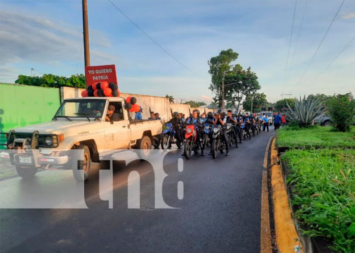 Alegre diana en saludo a la patria bendita y siempre libre en Managua