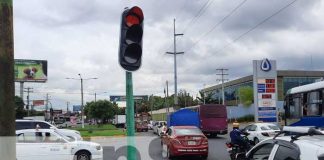 Mortal accidente de tránsito en semáforos de Lozelsa, Managua