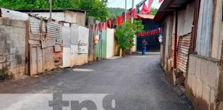 Concluyen mejora de todas las calles del B. Anexo Las Brisas en Managua