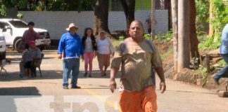 Familias del Bo.18 de Mayo en Managua celebran ejecución de proyecto vial