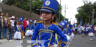 Masaya, Madriz y Boaco realizan desfile celebrando las fiestas patrias