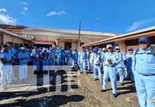 Labores de fumigación casa a casa en Matagalpa