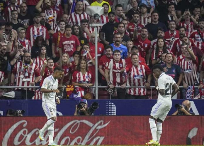 Vinicius y Rodrygo lo bailaron en el Wanda