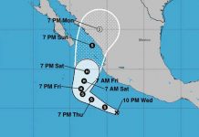 En las costas de México se formó la tormenta Orlene con potencial de huracán En las costas de México se formó la tormenta Orlene con potencial de huracán