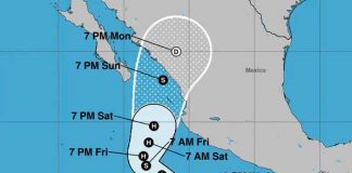 En las costas de México se formó la tormenta Orlene con potencial de huracán