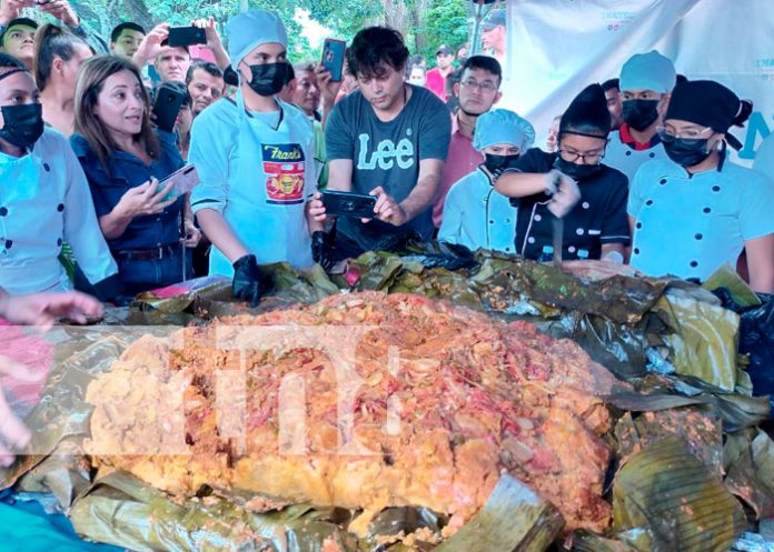 Matagalpa presento el nacatamal más grande de Nicaragua