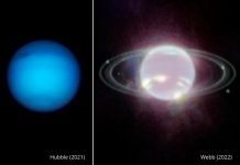 NASA publica fotos de Neptuno nunca antes vistas en infrarrojo NASA publica fotos de Neptuno nunca antes observadas en infrarrojo