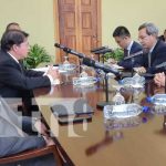 Encuentro de la delegación de China con Cancillería de Nicaragua
