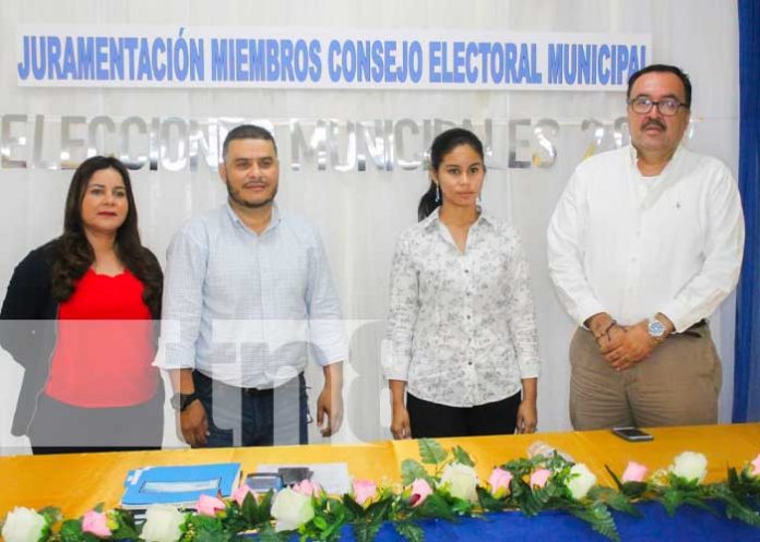 Juramentación del CEM en Nueva Segovia