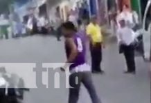 Atacan a joven brutalmente a patadas en San José de Bocay, Jinotega Ataque brutal en una calle de San José de Bocay, Jinotega