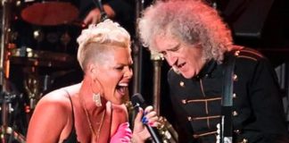 Pink y Queen unieron sus voces en último homenaje