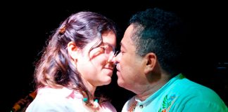 Roberto Barberena, conocido como el Payaso Pipo, y su futura esposa Lisbeth Fonseca