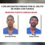 8 sujetos a guardar prisión por una serie de delitos en el Caribe Norte Captura de delincuentes en Bilwi, Caribe Norte