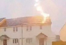 ¡Qué salados! Cae rayo en casa su recién construida en Reino Unido ¡Qué salados! Cae rayo en su casa recién construida en Reino Unido