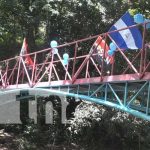 Nuevo puente peatonal para comunidades El Martillo No. 1 y 2 en Río Blanco Inauguración de puente peatonal en Río Blanco