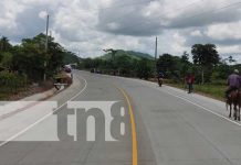 Progreso: 18 kms de carretera en el tramo entre Sahsa y Puerto Cabezas Inauguración de tramo carretero entre Sahsa y Puerto Cabezas