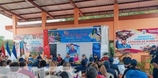 Inauguración de estación bomberil en Santa Teresa, Carazo