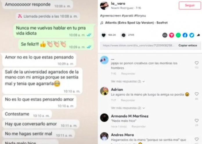 Le compra un costoso celular a su novio y este le es infiel