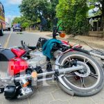 Mujer con el pie fracturado tras accidente en Jalapa Accidente de tránsito en Jalapa, Nueva Segovia